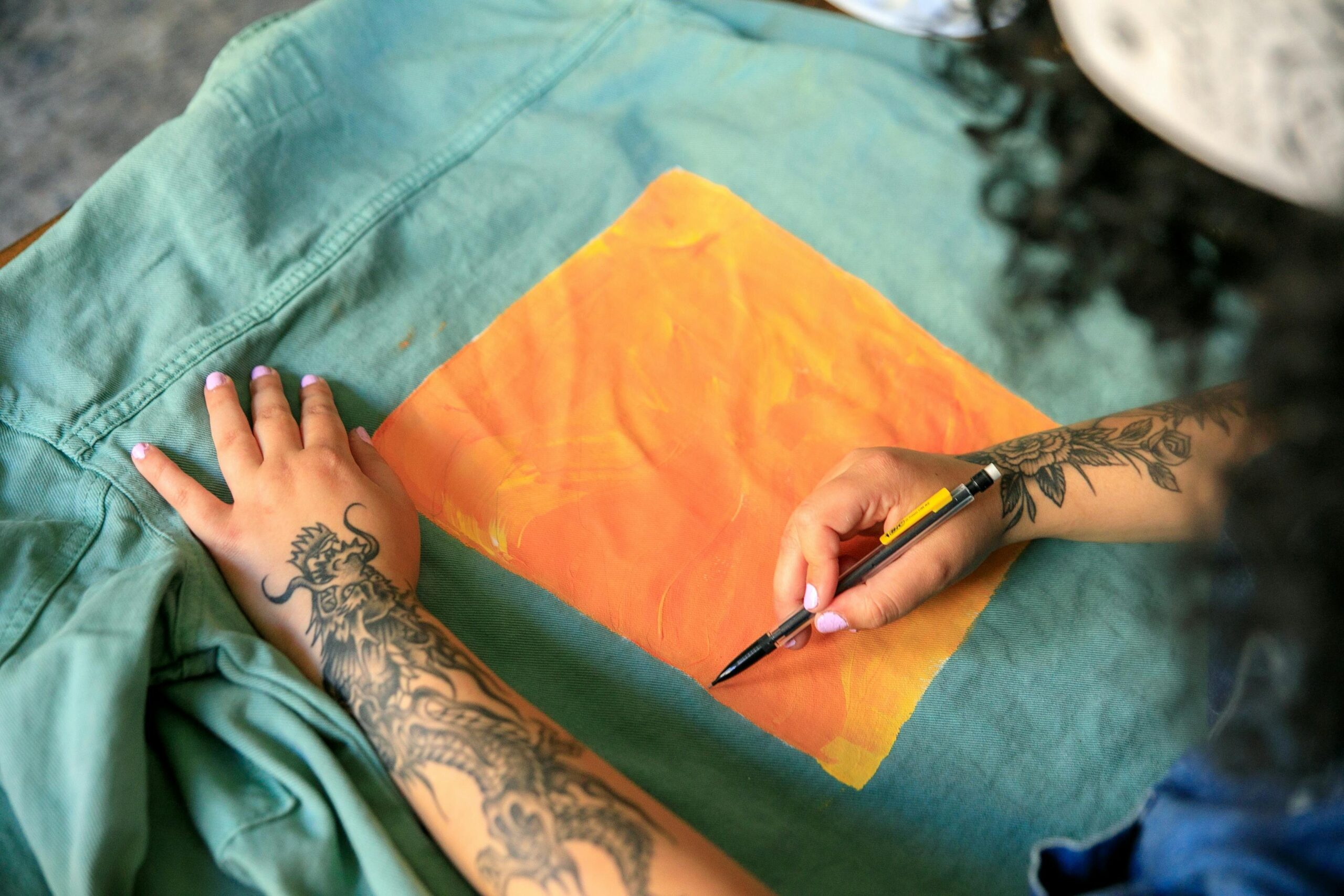 Social Media Artist showcasing custom Zelda-themed tattoo design on Instagram
