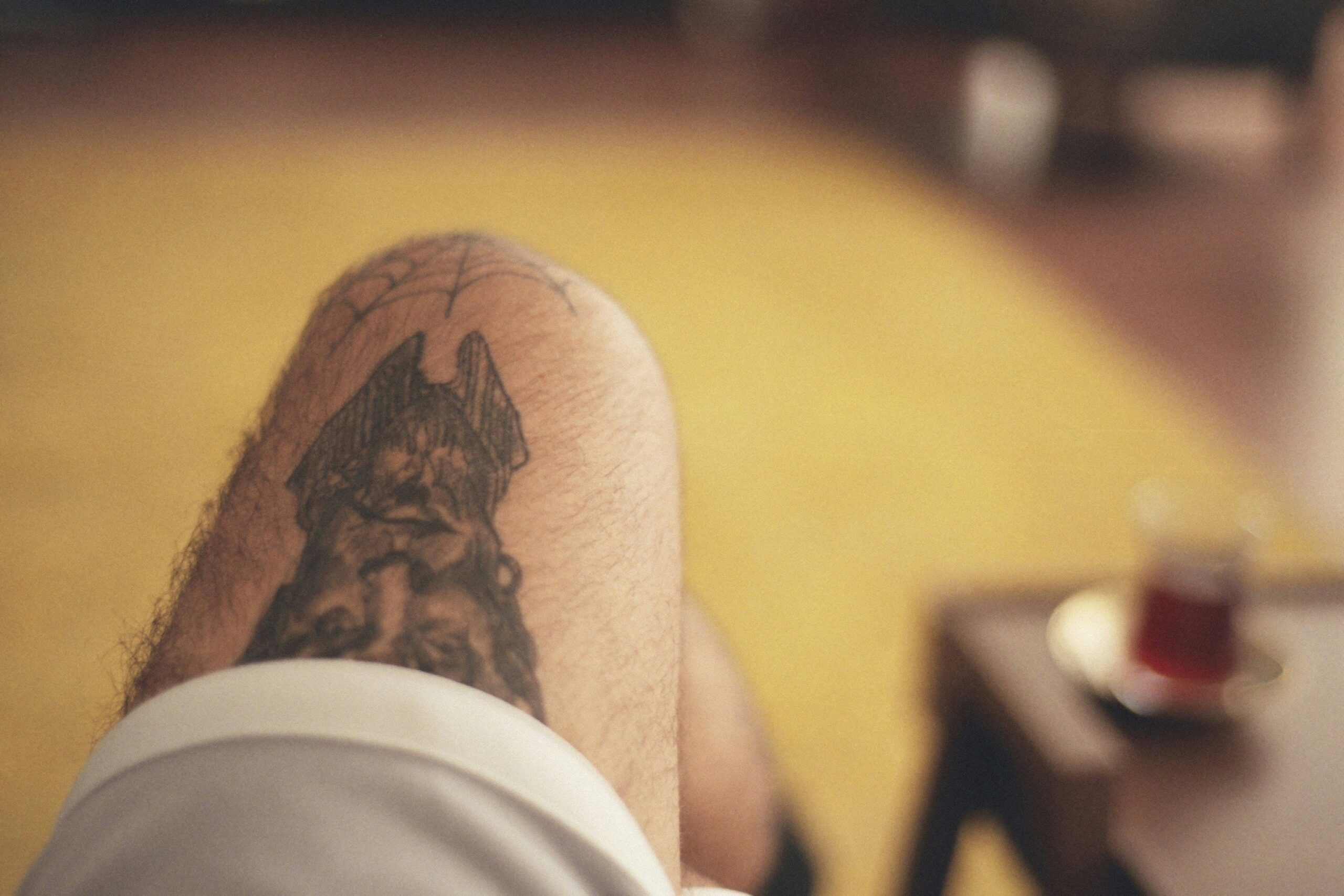 Detailed Legend of Zelda triforce tattoo on shoulder