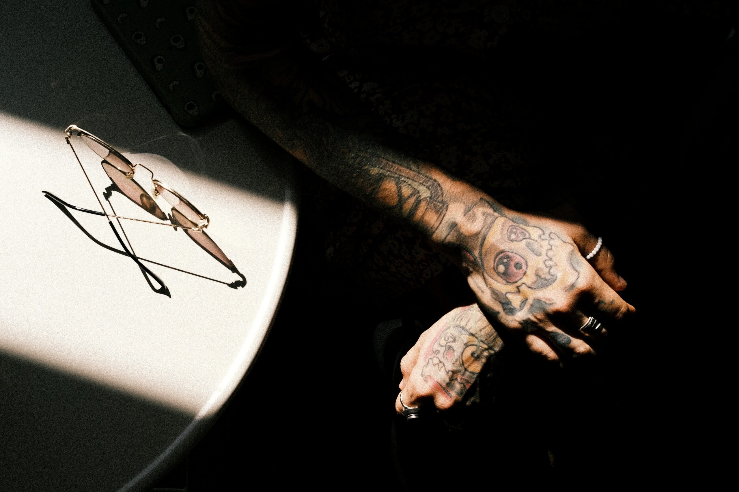 gaming tattoo artist at work