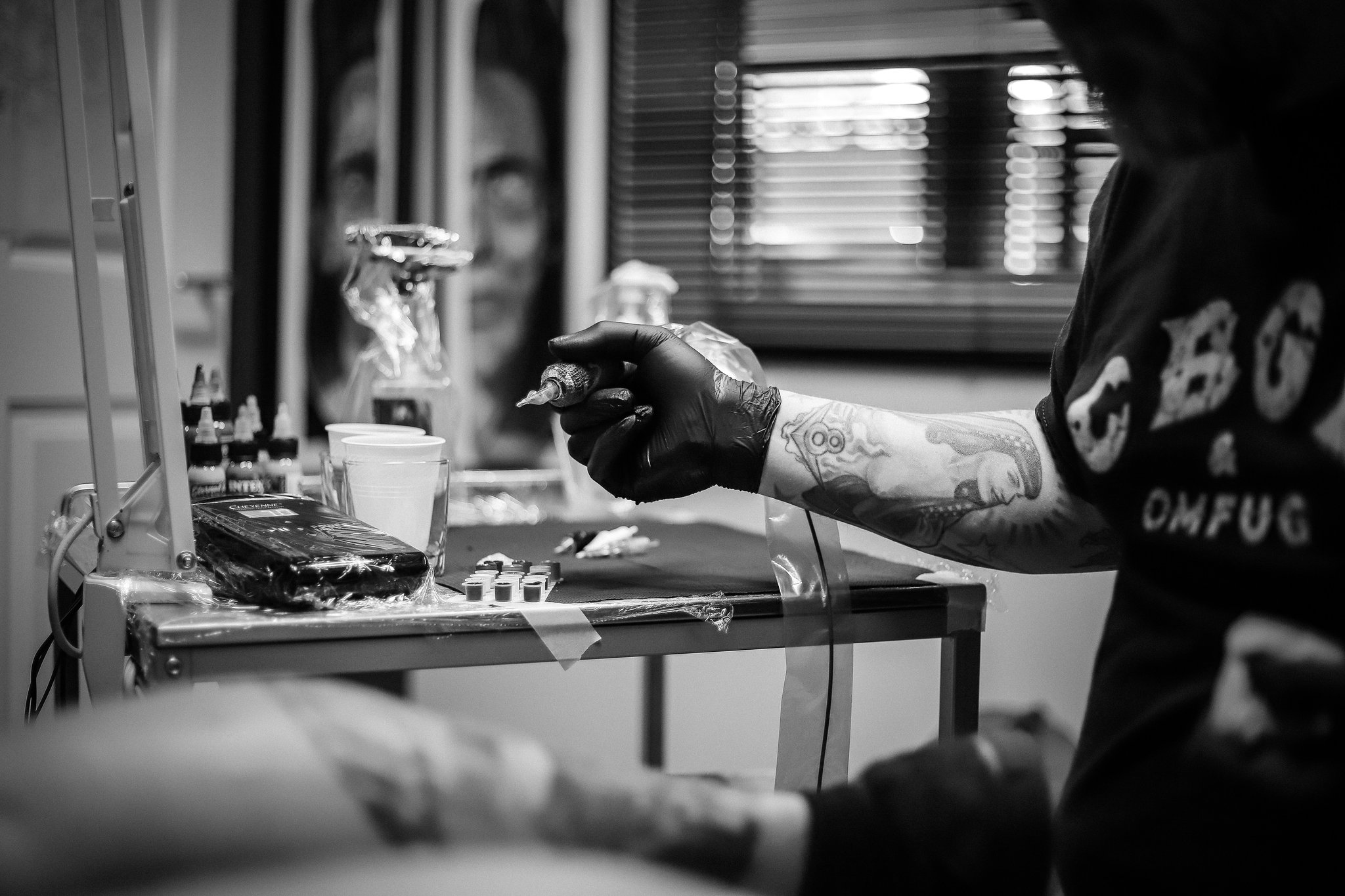 Popular gaming-inspired dotwork tattoo designs