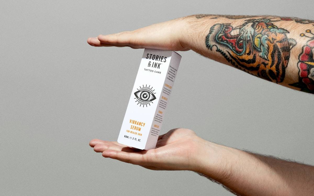 Bar chart showing pigment retention rates: gaming tattoos vs. traditional tattoos with proper vs. improper ointment use
