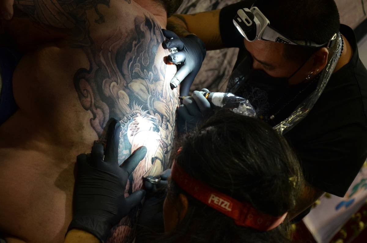Brussels tattoo convention 2019 with the Genius Crew of Nam Tatouage check out http://namtatouage.fr/